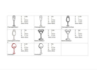 Collection of 6 Bar Glass Machine Embroidery Design, 3 Designs, Wine Glasses, Champagne - sproutembroiderydesigns