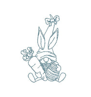 Easter Gnomes Machine Embroidery Design, 4 designs, Collection of Gnome Embroidery Designs - sproutembroiderydesigns