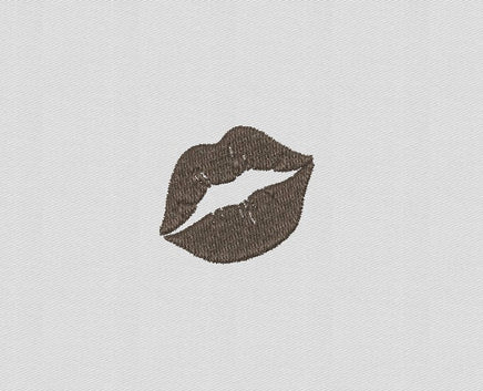 Kissing Lips Machine Embroidery Design, Valentine's Day embroidery design