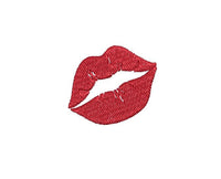 Kissing Lips Machine Embroidery Design, Valentine's Day embroidery design