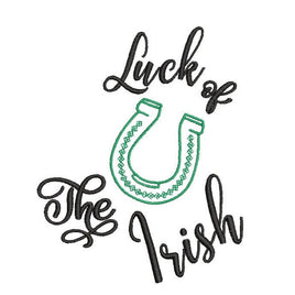 Luck of the Irish St. Patrick's Day Machine Embroidery Design - sproutembroiderydesigns