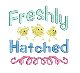 Freshly Hatched Machine Embroidery Design - sproutembroiderydesigns