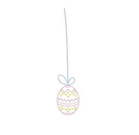 Easter Hanging Egg Machine Embroidery Design, easter egg embroidery design - sproutembroiderydesigns