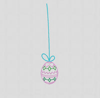Easter Hanging Egg Machine Embroidery Design, easter egg embroidery design - sproutembroiderydesigns
