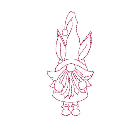 Easter Gnomes Machine Embroidery Design, 4 designs, Collection of Gnome Embroidery Designs - sproutembroiderydesigns