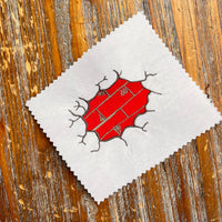 Bursting Brick Embroidery Design, Teenager embroidery design