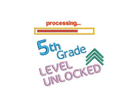 5th Grade Graduation Machine Embroidery Design, 5th grade embroidery design