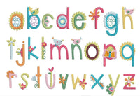 Springtime Monogram Font Machine Embroidery Designs, Floral embroidery Alphabet, PES, DST, VP3, csd, dst, jef pcs, shv, vip, vp3