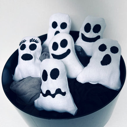 Halloween Plush Ghost Machine Embroidery Design, Stuffed ghost embroidery design, ITH Embroidery Design, In The Hoop Embroidery