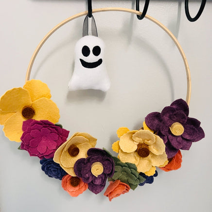 Halloween Plush Ghost Machine Embroidery Design, Stuffed ghost embroidery design, ITH Embroidery Design, In The Hoop Embroidery