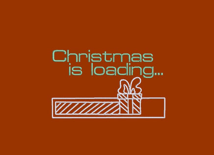 Christmas is Loading Machine Embroidery Design - sproutembroiderydesigns