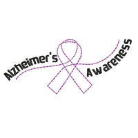 FREE Alzheimer's Awareness Ribbon Machine Embroidery Design - sproutembroiderydesigns