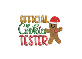 Official Cookie Tester Machine Embroidery Design, 2 sizes, 4x4 hoop, Christmas Embroidery Design - sproutembroiderydesigns