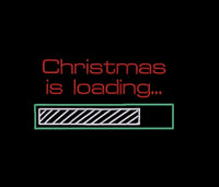Christmas is Loading Machine Embroidery Design, Funny Christmas embroidery design