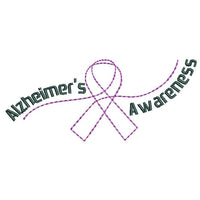FREE Alzheimer's Awareness Ribbon Machine Embroidery Design - sproutembroiderydesigns