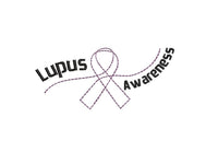 FREE Ribbon Lupus Machine Embroidery Design - sproutembroiderydesigns