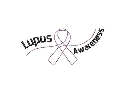 FREE Ribbon Lupus Machine Embroidery Design - sproutembroiderydesigns