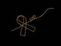 FREE Cancer Ribbon Machine Embroidery Design - sproutembroiderydesigns