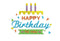 Happy Birthday To You Cake Machine Embroidery Design