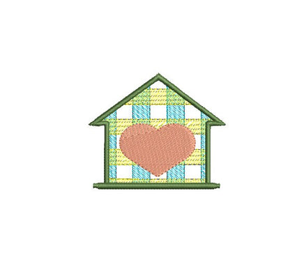 New Home Machine Embroidery Design, 2 Sizes, Welcome Home Embroidery Design
