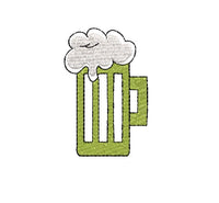 St. Patrick's Day Machine Embroidery Design Collection, 7 Designs, Clover design, beer embroidery, horseshoe embroidery design