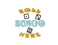 Bunco Machine Embroidery Design - Dice Pad embroidery, Bunco Embroidery design, Bunco design, bunco pattern, dice embroidery design - sproutembroiderydesigns