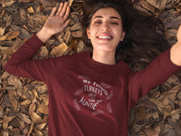 My Favorite Turkeys Call Me Auntie Machine Embroidery Design, 3 sizes, Funny Thanksgiving Embroidery Design