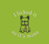 Dog I Licked It So It's Mine Machine Embroidery Design, 2 Sizes, Dog Bandana Embroidery, Dog Christmas Embroidery Design