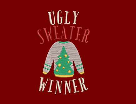 Ugly Sweater Embroidery Design - sproutembroiderydesigns