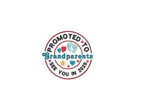 Promoted to Grandparents Machine Embroidery Design - sproutembroiderydesigns