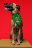 Santa Paws Dog Machine Embroidery Design, 2 Sizes, Dog Bandana Embroidery, Dog Christmas Embroidery Design