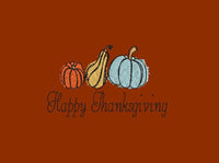 Happy Thanksgiving Machine Embroidery Design - sproutembroiderydesigns