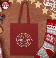 Jolliest Bunch for Teachers Embroidery Design, 4 sizes, Funny Christmas Teacher embroidery design - sproutembroiderydesigns