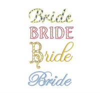 Bride Machine Embroidery Designs - sproutembroiderydesigns