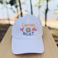 Captain of the Boat Hat Machine Embroidery Design - sproutembroiderydesigns