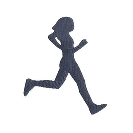 Run Machine Embroidery Design,2 Sizes, woman run embroidery design, marathon embroider, 5K, 10K, girl running - sproutembroiderydesigns