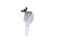 Skeleton Cheers Drink Machine Embroidery Design, halloween embroidery design - Skeleton embroidery design - drink embroidery design,