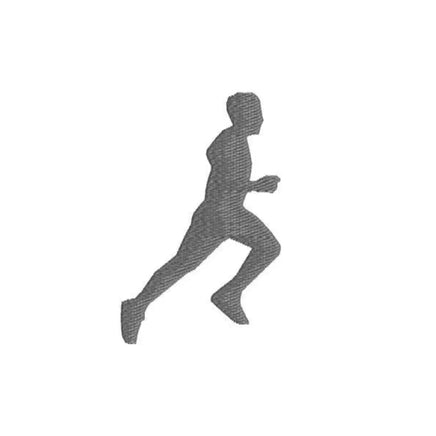 Runner Machine Embroidery Design, Marathon, 5k, 10k (Digital Download), Man run