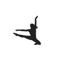 Dancer Machine Embroidery Design, 4x4 hoop, Silhouette ballet embroidery, dance bag embroidery, dance embroidery, jazz, hip hop embroidery