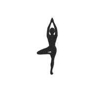Yoga Machine Embroidery Design 4x4 hoop, yoga mat embroidery, yoga bag embroidery design