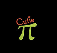 Cutie Pi Machine Embroidery Design 3.1415, pi embroidery design, teacher embroidery design, Pi Day embroidery, pi design, pi pattern