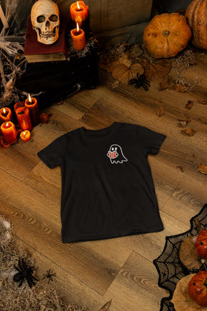 Book Reading Ghost Machine Embroidery Design, Halloween Embroidery Design
