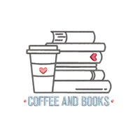 Coffee and Books Machine Embroidery Design, Stack of Books Embroidery Design, Quick Stitch - sproutembroiderydesigns