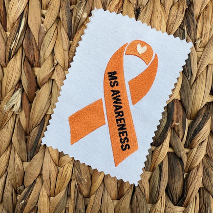 Multiple Sclerosis Machine Embroidery Design