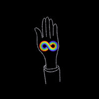 Autism Infinity Machine Embroidery Design - sproutembroiderydesigns