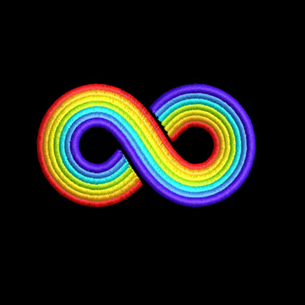 Autism Infinity Machine Embroidery Design - sproutembroiderydesigns