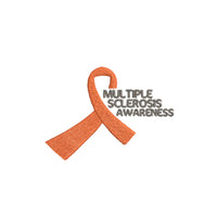 Multiple Sclerosis Machine Embroidery Design, MS Embroidery Design - sproutembroiderydesigns