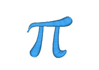 Teeny Tiny Pi Machine Embroidery Design, math teacher embroidery design