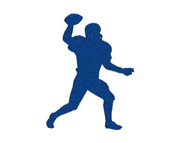 Football Machine Embroidery Design, quarterback machine embroidery, football embroidery design, football design, quarterback pattern, sport - sproutembroiderydesigns