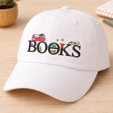 Books Machine Embroidery Design, Word Art Embroidery